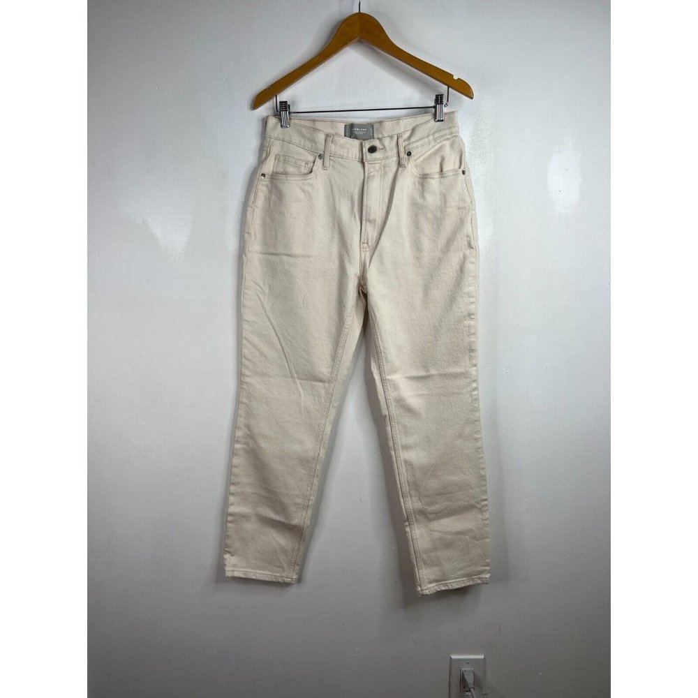 Everlane Jeans Cheeky Womens Sz 29 Regular Beige Denim Straight Leg